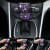 imageCAR PASS 11 PCS Bling Car Accessories for Women Sparkly Rhinestone Diamond Steering Wheel Cover Bling Seat Belt Cushion Glitter Shift Knob Cover Car Cup Holder Coaster Cute Interior Sets SilverPurple Diamond
