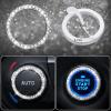 imageCAR PASS 11 PCS Bling Car Accessories for Women Sparkly Rhinestone Diamond Steering Wheel Cover Bling Seat Belt Cushion Glitter Shift Knob Cover Car Cup Holder Coaster Cute Interior Sets SilverSilver Diamond