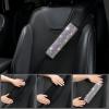 imageCAR PASS 11 PCS Bling Car Accessories for Women Sparkly Rhinestone Diamond Steering Wheel Cover Bling Seat Belt Cushion Glitter Shift Knob Cover Car Cup Holder Coaster Cute Interior Sets SilverMulticolor Diamond