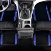 imageCAR PASS 23 PCS Bling Car Accessories Set for Women Leather Car Seat Covers Full Set Sparkly Rhinestone15 Steering Wheel Covers Shining Diamond Car Floor Mats Cute Car Interior Sets Silver DiamondBlue Diamond