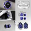 imageCAR PASS 30 PCS Bling Car Accessories Set for Women Bling Steering Wheel Covers 15 Inch Shining Rhinestone License Plate Frame Sparkly Diamond Phone Holder Cute Interior Set Decorations SilverBlue