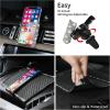 imageCAR PASS 30 PCS Bling Car Accessories Set for Women Bling Steering Wheel Covers 15 Inch Shining Rhinestone License Plate Frame Sparkly Diamond Phone Holder Cute Interior Set Decorations SilverSilver