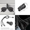 imageCAR PASS 30 PCS Bling Car Accessories Set for Women Bling Steering Wheel Covers 15 Inch Shining Rhinestone License Plate Frame Sparkly Diamond Phone Holder Cute Interior Set Decorations SilverBlack