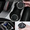 imageCAR PASS 30 PCS Bling Car Accessories Set for Women Bling Steering Wheel Covers 15 Inch Shining Rhinestone License Plate Frame Sparkly Diamond Phone Holder Cute Interior Set Decorations SilverSilver