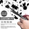 imageCAR PASS 4 Piece Leather Car Floor Mats 3D Cute Girly Waterproof All Weather Car Mat Full Set Universal Trim to Fit ampamp AntiSlip Burr Bottom ampamp Light Easy Clean for SUV Truck Auto Sedan VanPinkCow Print