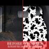 imageCAR PASS 4 Piece Leather Car Floor Mats 3D Cute Girly Waterproof All Weather Car Mat Full Set Universal Trim to Fit ampamp AntiSlip Burr Bottom ampamp Light Easy Clean for SUV Truck Auto Sedan VanPinkCow Print