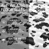 imageCAR PASS 4 Piece Leather Car Floor Mats 3D Cute Girly Waterproof All Weather Car Mat Full Set Universal Trim to Fit ampamp AntiSlip Burr Bottom ampamp Light Easy Clean for SUV Truck Auto Sedan VanPinkCow Print