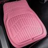 imageCAR PASS 4 Piece Leather Car Floor Mats 3D Cute Girly Waterproof All Weather Car Mat Full Set Universal Trim to Fit ampamp AntiSlip Burr Bottom ampamp Light Easy Clean for SUV Truck Auto Sedan VanPinkpink