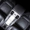 imageCAR PASS 4 Piece Leather Car Floor Mats 3D Cute Girly Waterproof All Weather Car Mat Full Set Universal Trim to Fit ampamp AntiSlip Burr Bottom ampamp Light Easy Clean for SUV Truck Auto Sedan VanPinkblack carbon fiber