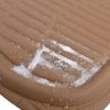 imageCAR PASS 4 Piece Leather Car Floor Mats 3D Cute Girly Waterproof All Weather Car Mat Full Set Universal Trim to Fit ampamp AntiSlip Burr Bottom ampamp Light Easy Clean for SUV Truck Auto Sedan VanPinkBeige