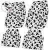 imageCAR PASS 4 Piece Leather Car Floor Mats 3D Cute Girly Waterproof All Weather Car Mat Full Set Universal Trim to Fit ampamp AntiSlip Burr Bottom ampamp Light Easy Clean for SUV Truck Auto Sedan VanPinkCow Print