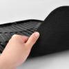 imageCAR PASS 4 Piece Leather Car Floor Mats 3D Cute Girly Waterproof All Weather Car Mat Full Set Universal Trim to Fit ampamp AntiSlip Burr Bottom ampamp Light Easy Clean for SUV Truck Auto Sedan VanPinkBlack Glitter