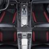 imageCAR PASS Beige Leather ampamp Waterproof Car Carpet Floor Mats Universal Car Mats Fit for SUVVanssedans TrucksSet of 4pcs Car Carpet with AntiSlip nibbs Driver Heel Pad All BeigeBlack and Burgundy