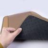 imageCAR PASS Beige Leather ampamp Waterproof Car Carpet Floor Mats Universal Car Mats Fit for SUVVanssedans TrucksSet of 4pcs Car Carpet with AntiSlip nibbs Driver Heel Pad All BeigeAll Beige