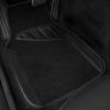 imageCAR PASS Beige Leather ampamp Waterproof Car Carpet Floor Mats Universal Car Mats Fit for SUVVanssedans TrucksSet of 4pcs Car Carpet with AntiSlip nibbs Driver Heel Pad All BeigeAll Black