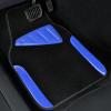 imageCAR PASS Beige Leather ampamp Waterproof Car Carpet Floor Mats Universal Car Mats Fit for SUVVanssedans TrucksSet of 4pcs Car Carpet with AntiSlip nibbs Driver Heel Pad All BeigeBlue