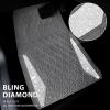imageCAR PASS Bling Car Mats Diamond Rubber Floor Mats Full Set AntiSlip 3D Rhombus Waterproof Trim to Fit Liner Universal Glitter Crystal Sparkly Shining Rhinestone Girl Women SUV Sedan Van Pink RubberGray Rubber