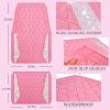 imageCAR PASS Bling Car Mats Diamond Rubber Floor Mats Full Set AntiSlip 3D Rhombus Waterproof Trim to Fit Liner Universal Glitter Crystal Sparkly Shining Rhinestone Girl Women SUV Sedan Van Pink RubberPink Rubber