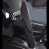 imageCAR PASS Bling Diamond Black Leather Steering Wheel Cover Studded Crystal Rhinestones Universal Fit 14quot 1215quot Glitter for Women Sparkle Girl Fit SuvsVansSedansCarTrucks Silver DiamondHot Pink Diamond