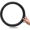 imageCAR PASS Bling Diamond Black Leather Steering Wheel Cover Studded Crystal Rhinestones Universal Fit 14quot 1215quot Glitter for Women Sparkle Girl Fit SuvsVansSedansCarTrucks Silver DiamondSilver Diamond