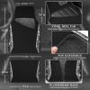 imageCAR PASS Bling Diamond Car Floor Mat Shining Rhinestones Carpet Sparkly Glitter Crystal AntiSlip PVC Heel Pad Automotive Universal Fit for SUV Sedan Car Van 4pcs for Girl Cute Women Black SilverSilver Diamond