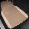 imageCAR PASS Bling Diamond Car Floor Mats Shining Rhinestone Carpet Sparkly Glitter Crystal with AntiSlip PVC Heel Pad Waterproof Universal Fit Automotive SUVSedanVanCute Girl Women4pcs Black SliverBeige
