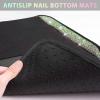 imageCAR PASS Bling Diamond Car Floor Mats Shining Rhinestone Carpet Sparkly Glitter Crystal with AntiSlip PVC Heel Pad Waterproof Universal Fit Automotive SUVSedanVanCute Girl Women4pcs Black SliverColorful Diamond