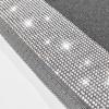 imageCAR PASS Bling Diamond Car Floor Mats Shining Rhinestone Carpet Sparkly Glitter Crystal with AntiSlip PVC Heel Pad Waterproof Universal Fit Automotive SUVSedanVanCute Girl Women4pcs Black SliverGray