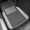 imageCAR PASS Bling Diamond Car Floor Mats Shining Rhinestone Carpet Sparkly Glitter Crystal with AntiSlip PVC Heel Pad Waterproof Universal Fit Automotive SUVSedanVanCute Girl Women4pcs Black SliverGray