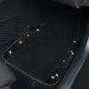 imageCAR PASS Bling Diamond Car Floor Mats Shining Rhinestone Carpet Sparkly Glitter Crystal with AntiSlip PVC Heel Pad Waterproof Universal Fit Automotive SUVSedanVanCute Girl Women4pcs Black SliverBlack Diamond