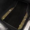 imageCAR PASS Bling Diamond Car Floor Mats Shining Rhinestone Carpet Sparkly Glitter Crystal with AntiSlip PVC Heel Pad Waterproof Universal Fit Automotive SUVSedanVanCute Girl Women4pcs Black SliverYellow Diamond