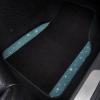 imageCAR PASS Bling Diamond Car Floor Mats Shining Rhinestone Carpet Sparkly Glitter Crystal with AntiSlip PVC Heel Pad Waterproof Universal Fit Automotive SUVSedanVanCute Girl Women4pcs Black SliverMint Diamond