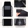 imageCAR PASS Bling Diamond Car Floor Mats Shining Rhinestone Carpet Sparkly Glitter Crystal with AntiSlip PVC Heel Pad Waterproof Universal Fit Automotive SUVSedanVanCute Girl Women4pcs Black SliverSilver Diamond