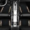 imageCAR PASS Bling Diamond Car Floor Mats Shining Rhinestone Carpet Sparkly Glitter Crystal with AntiSlip PVC Heel Pad Waterproof Universal Fit Automotive SUVSedanVanCute Girl Women4pcs Black SliverGold Leopard