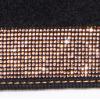 imageCAR PASS Bling Diamond Car Floor Mats Shining Rhinestone Carpet Sparkly Glitter Crystal with AntiSlip PVC Heel Pad Waterproof Universal Fit Automotive SUVSedanVanCute Girl Women4pcs Black SliverGold Diamond