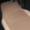 imageCAR PASS Bling Diamond Car Floor Mats Shining Rhinestone Carpet Sparkly Glitter Crystal with AntiSlip PVC Heel Pad Waterproof Universal Fit Automotive SUVSedanVanCute Girl Women4pcs Black SliverBeige