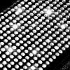 imageCAR PASS Bling Diamond Car Floor Mats Shining Rhinestone Carpet Sparkly Glitter Crystal with AntiSlip PVC Heel Pad Waterproof Universal Fit Automotive SUVSedanVanCute Girl Women4pcs Black SliverBlack Silver