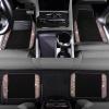 imageCAR PASS Bling Diamond Car Floor Mats Shining Rhinestone Carpet Sparkly Glitter Crystal with AntiSlip PVC Heel Pad Waterproof Universal Fit Automotive SUVSedanVanCute Girl Women4pcs Black SliverGold Diamond