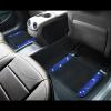 imageCAR PASS Bling Diamond Car Floor Mats Shining Rhinestone Carpet Sparkly Glitter Crystal with AntiSlip PVC Heel Pad Waterproof Universal Fit Automotive SUVSedanVanCute Girl Women4pcs Black SliverBlue Diamond