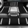 imageCAR PASS Bling Diamond Leather Car Seat Covers Sets 11 pcs Bling Car Accessories for Women Sparkly Rhinestone Steering Wheel Cover Sets Glitter Cute Car Interior Sets for Women Girl Silver DiamondSilver Rhinestone