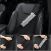 imageCAR PASS Bling Diamond Leather Car Seat Covers Sets 11 pcs Bling Car Accessories for Women Sparkly Rhinestone Steering Wheel Cover Sets Glitter Cute Car Interior Sets for Women Girl Silver DiamondSilver Rhinestone