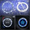 imageCAR PASS Bling Diamond Leather Car Seat Covers Sets 11 pcs Bling Car Accessories for Women Sparkly Rhinestone Steering Wheel Cover Sets Glitter Cute Car Interior Sets for Women Girl Silver DiamondBlue Diamond