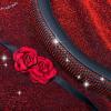 imageCAR PASS Bling Diamond Leather Steering Wheel Cover with Bling Sparkly Crystal Glitter Rhinestones Universal Fit 145in15in Car Wheel Protector for Women Girl Fit SuvsVansSedansCarTrucks SilverRed Diamond