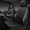 imageCAR PASS Bling Diamond Pink Leather Car Seat Covers Full Sets Interior Sets Waterproof Shining Glitter Sparkly Crystal Universal Armrest Fit for Automotive Truck SUV Cute Women Girl Pink RhinestoneBedazzed Diamond