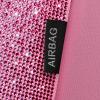 imageCAR PASS Bling Diamond Pink Leather Car Seat Covers Full Sets Interior Sets Waterproof Shining Glitter Sparkly Crystal Universal Armrest Fit for Automotive Truck SUV Cute Women Girl Pink RhinestonePink Diamond