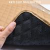 imageCAR PASS Bling Leather Car Mats Shining Diamond Floor Mats Crystal Rhinestone Sparkly Glitter Carpet AntiSlip Waterproof Pad Universal Fit Automotive SUV Sedan Van 5pcs Girl Women Black SilverBeige Leather Diamond