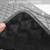imageCAR PASS Bling Leather Car Mats Shining Diamond Floor Mats Crystal Rhinestone Sparkly Glitter Carpet AntiSlip Waterproof Pad Universal Fit Automotive SUV Sedan Van 5pcs Girl Women Black SilverGray Leather Diamond