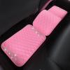 imageCAR PASS Bling Leather Car Mats Shining Diamond Floor Mats Crystal Rhinestone Sparkly Glitter Carpet AntiSlip Waterproof Pad Universal Fit Automotive SUV Sedan Van 5pcs Girl Women Black SilverPink Leather Diamond