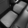 imageCAR PASS Bling Leather Car Mats Shining Diamond Floor Mats Crystal Rhinestone Sparkly Glitter Carpet AntiSlip Waterproof Pad Universal Fit Automotive SUV Sedan Van 5pcs Girl Women Black SilverGray Leather Diamond
