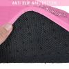 imageCAR PASS Bling Leather Car Mats Shining Diamond Floor Mats Crystal Rhinestone Sparkly Glitter Carpet AntiSlip Waterproof Pad Universal Fit Automotive SUV Sedan Van 5pcs Girl Women Black SilverPink Leather Diamond